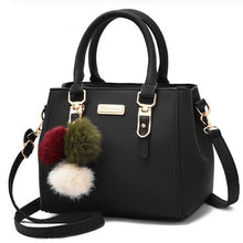 Load image into Gallery viewer, Luxury Handbag Women Bags Women Hairball Shoulder Bag  Ladies Hand Bags Vintage Leather Messenger Bag  Female Hand Bolso Bags