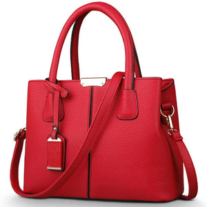 Fashion Women Leather Ladies Handbag Crossbody Shoulder Bags Soft Messenger Bag Shoulder Tote hand Bags With Purse Pocket Casual