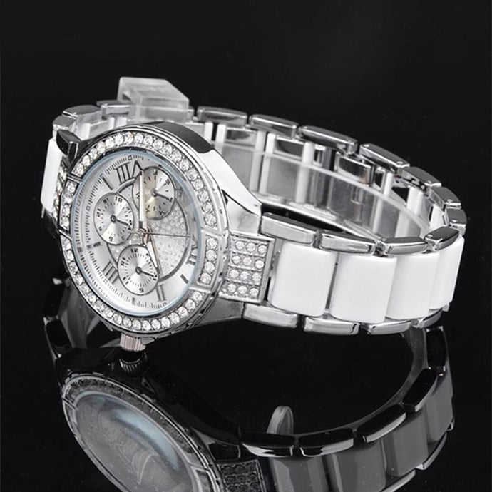 Rhinestone Shape 54inch Glass Casual 6inch 1 1 Analog Buckle Round Quartz 4 Wristwatch 0 1cm Square Women 3cm