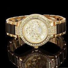 Load image into Gallery viewer, Rhinestone Shape 54inch Glass Casual 6inch 1 1 Analog Buckle Round Quartz 4 Wristwatch 0 1cm Square Women 3cm